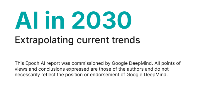 《AI 2030》报告：2030年成AI分水岭，算力千亿级与科学突破重塑多领域